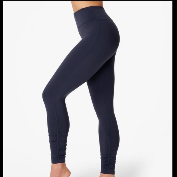 Sweaty betty All Day Ruched Hem 7/8 Workout Leggings